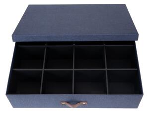 Jakob kék rekeszes doboz - Bigso Box of Sweden