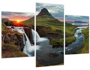 Kép - Kirkjufell naplementében (90x60 cm)