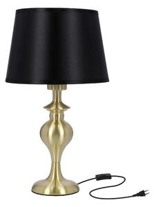 Fekete-aranyszínű asztali lámpa (magasság 40 cm) Prima Gold – Candellux Lighting