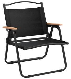 VidaXL 2 db fekete oxford szövet camping szék 54 x 43 x 59 cm