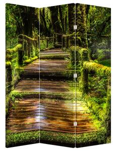 Paraván - Lépcső az esőerdőben (135x180 cm)