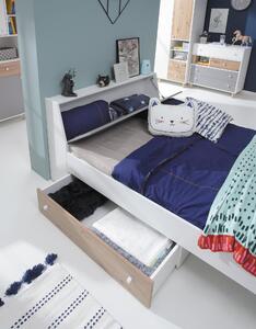MAMBA egyszemélyes ágy ágyneműtartóval Méret: 120x200