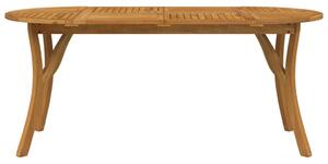 VidaXL tömör akácfa kerti asztal 200 x 90 x 75 cm