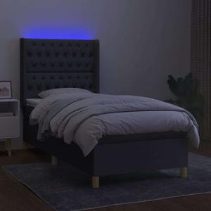 LED-es Ágy - Zsebrugós Matraccal - 80x200 cm