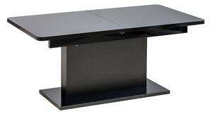Bővíthető OPTI dohányzóasztal / étkezőasztal - fekete