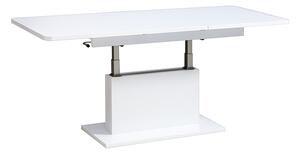 DL Bővíthető OPTI dohányzóasztal / étkezőasztal - fehér
