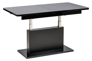 Bővíthető OPTI dohányzóasztal / étkezőasztal - fekete