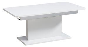 Bővíthető OPTI dohányzóasztal / étkezőasztal - fehér