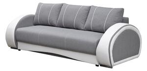 Háromszemélyes kanapé Claris (világosszürke + fehér). 1031738