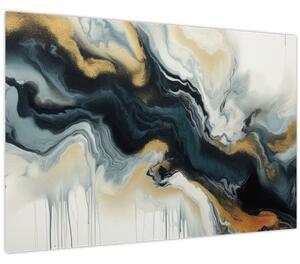 Kép - Márványozott rajz (90x60 cm)