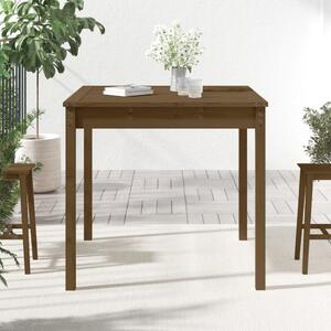 VidaXL mézbarna tömör fenyőfa kerti asztal 82,5 x 82,5 x 76 cm