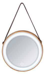 Usini fali tükör LED világítással, ø 21 cm - Wenko