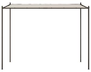 VidaXL fehér szövet és acél pavilon 3 x 3 m 180 g/m²