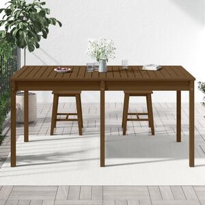 VidaXL mézbarna tömör fenyőfa kerti asztal 159,5 x 82,5 x 76 cm