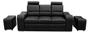 Háromszemélyes kanapé Wendell (fekete). 1031758