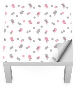 IKEA LACK asztal bútormatrica - kis madarak