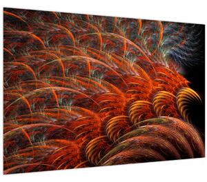 Kép - Absztrakt toll utánzat (90x60 cm)