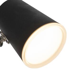 Modern állólámpa, fekete, 3 lámpával, LED-kel, tompítható - Coupe