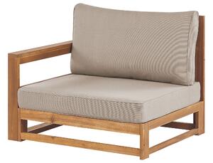 Kétszemélyes világos minősített akácfa kanapé TIMOR II