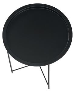 Fekete tárolóasztal levehető tálcával RENDER