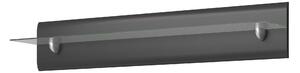 Polc 120 cm Hayle Typ 01 (szürke + magasfényű szürke). 1030154