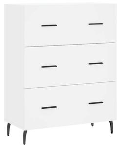VidaXL Fehér 3 Fiókos Tálalószekrény - 69,5x34x90 cm
