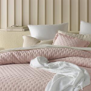 Molly Világos rózsaszín fodros ágytakaró 170 x 210 cm