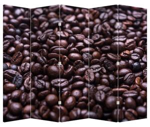 Paraván - Kávé szemek (225x180 cm)