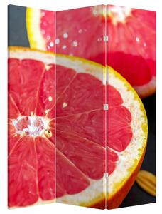 Paraván - Szeletelt grapefruit (126x170 cm)