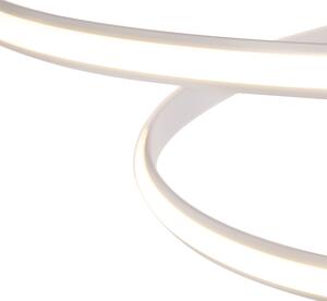 Modern függőlámpa fehér 74 cm, LED-del szabályozható - Rowan