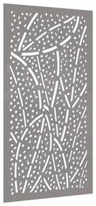 VidaXL levélmintás corten acél kerti faldísz 105 x 55 cm