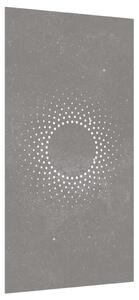 VidaXL napmintás corten acél kerti faldísz 105 x 55 cm