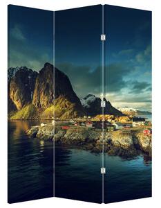 Paraván - Egy halászati falu Norvégiában (135x180 cm)