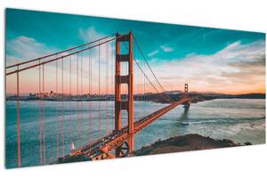 Kép - Golden Gate, San Francisco (120x50 cm)