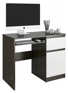 MB CALI N33 íróasztal - wenge / fehér