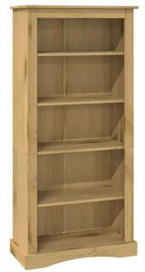 Corona Stílusú Fa Könyvespolc - 5 Polc - 81x40x170 cm