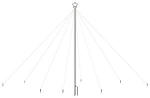 VidaXL kék LED karácsonyfa beltéri kültéri 576 LED 3,6 m