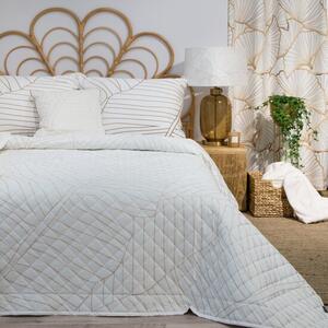 Designer ágytakaró LUNA fehér Szélesség: 170 cm | Hossz: 210 cm