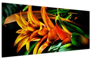 Narancssárga csokor képe (120x50 cm)