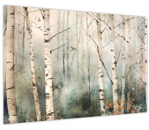 Kép - Erdőminta rajzolása (90x60 cm)
