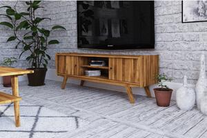 Tölgyfa TV-állvány 160x61 cm Retro - The Beds