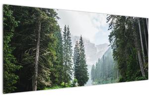 Kép az erdei tóról (120x50 cm)