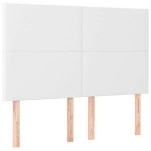 VidaXL Fehér Műbőr Ágyfejtámla - 4 db - 72x5x78/88 cm