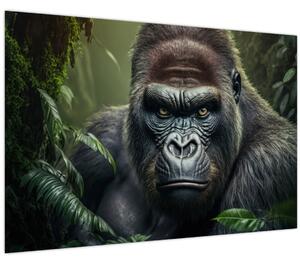 Kép - Egy gorilla portréja (90x60 cm)