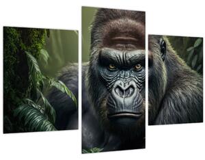Kép - Egy gorilla portréja (90x60 cm)