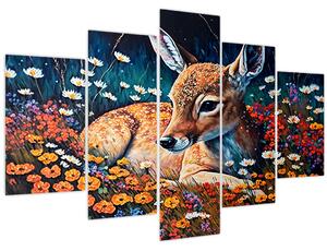 Kép - Festett szarvas (150x105 cm)