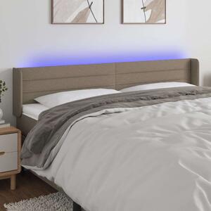 VidaXL LED Ágyfejtámla - Szövet - 203cm