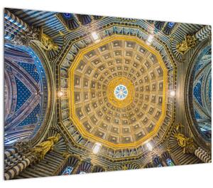 A Siena templom mennyezetének képe (90x60 cm)
