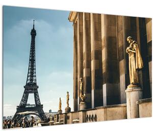 Kép a Trocader térről, Párizs (90x60 cm)