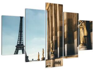 Kép a Trocader térről, Párizs (150x105 cm)
